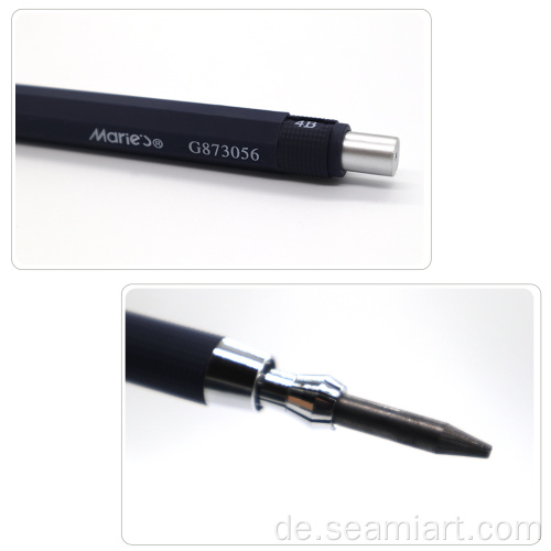 1pc 5,6mm Automatische Bleistift -Set 4B -Blei für mechanische Bleistiftskizze Schreibscheide Bleistiftkünstler Art Sendes